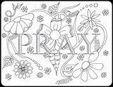 Coloring Praying Child Prayer Pages Children Getdrawings sketch template