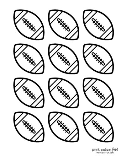 football coloring pages party printables  printcolorfuncom