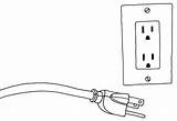 Cord Outlet Cable Illustrationsource sketch template