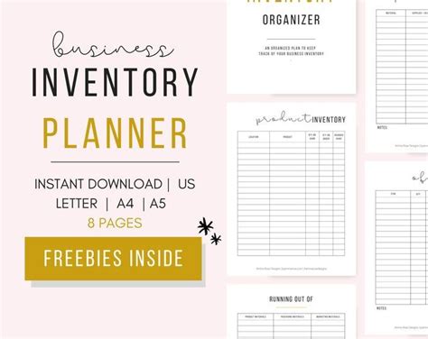 business planner printable business planner  business etsy small