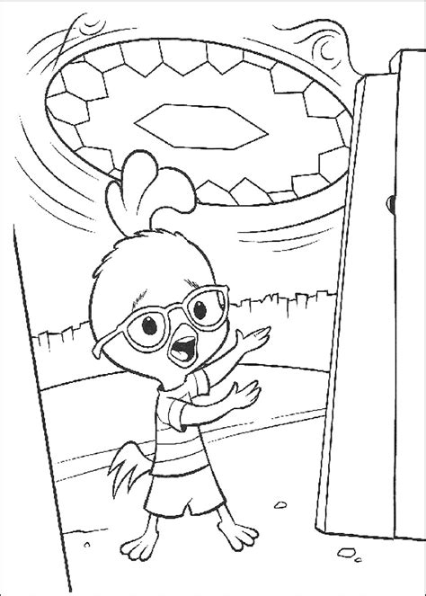 chicken  coloring pages