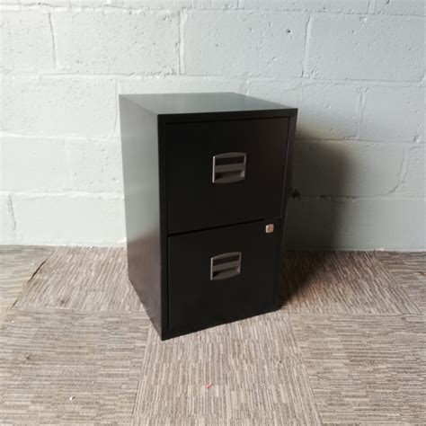 black metal  drawer filing cabinet recycled office solutions
