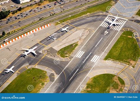 airport runway airplanes stock image image  flight