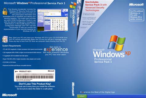 windows customs windows xp professional  service pack