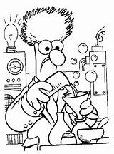 Muppets Muppet Kleurplaat Beaker Kleurplaten Malvorlagen Uitvinder Laboratoire Malvorlage Disneydibujos Ren Stimpy Printables Mewarnai Marionnette Animierte Bergerak Divyajanani Científico Stemmen sketch template