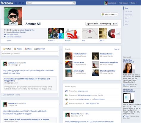 facebook timeline   simple step