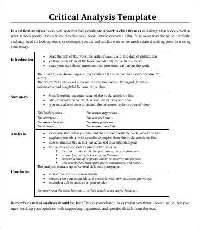 sample introduction critical analysis essay