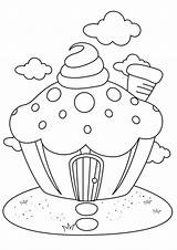 Ausmalbilder Kuchen Muffin Ausmalbild Tulamama sketch template