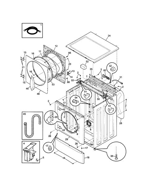 frigidaire washer motortub parts model ftfbfs searspartsdirect