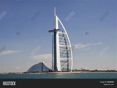 burj al arab sea view image photo  trial bigstock