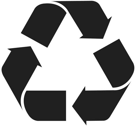 recycling symbol vector clipart