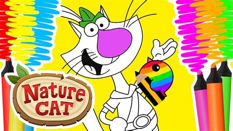 drawing  coloring nature cat youtube