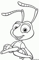 Bugs Life Coloring Pages Flik Disney Colouring Sheet Bug Print Online Sheets Obj Printable Characters Drawings Book Cartoon Printables Letscolorit sketch template