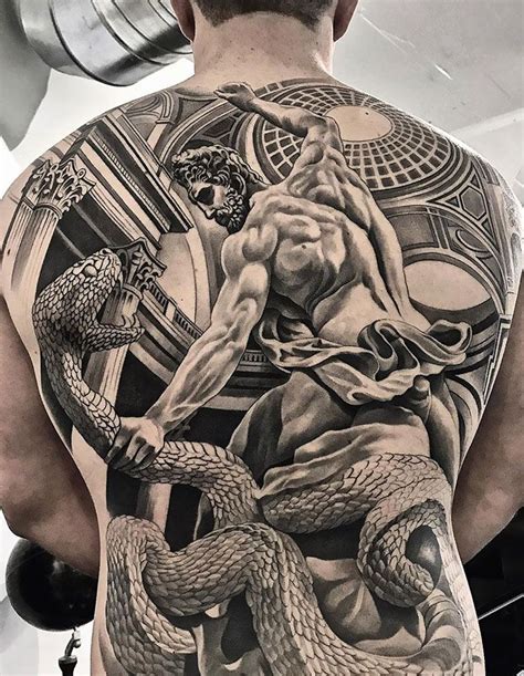Amazing Back Ink Back Tattoos For Guys Hyper Realistic Tattoo Full