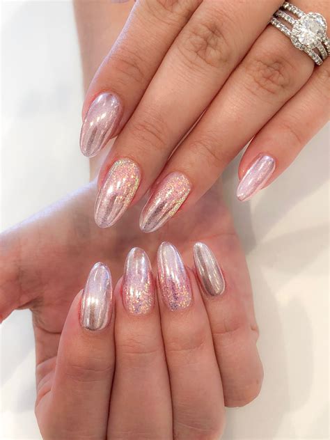 rose gold nails holiday nails pink ombre nails ombre hair color hair colors holiday nail