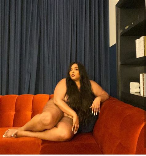 American Singer Lizzo Strips Down To Her Birthday Suit In