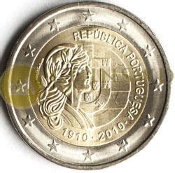 portugal  euro   anniversary portuguese republic