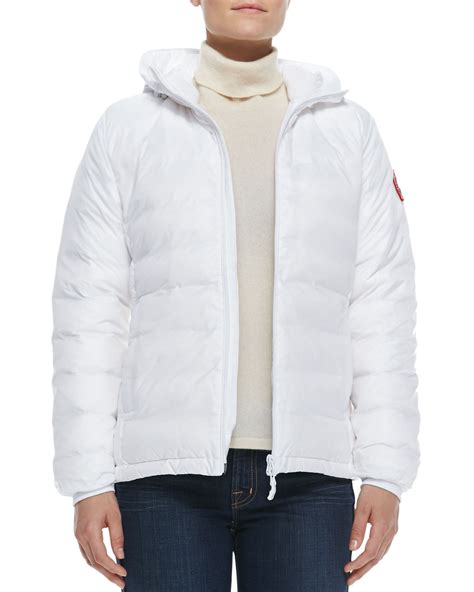 Lyst Canada Goose Camp Hooded Puffer Jacket In White