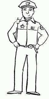 Policeman Policjanci Kolorowanki Sheets Pobrania Druku Coloringfolder Clipartmag sketch template