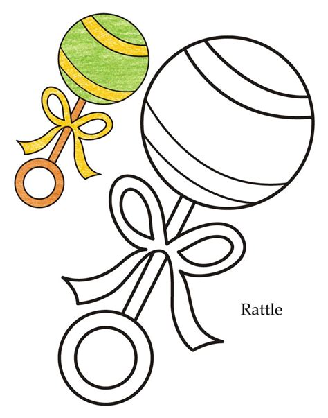 baby toys coloring pages coloring home