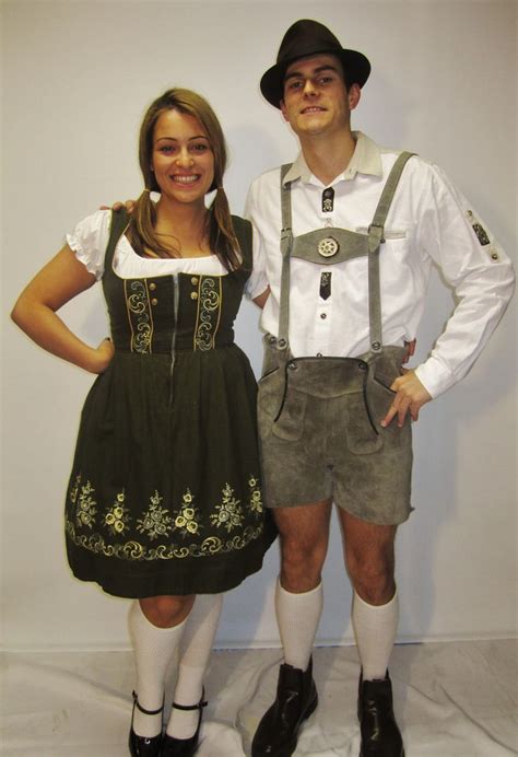 German Couple Octoberfest Outfits Oktoberfest Outfit Lederhosen Women