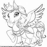 Pegasus sketch template