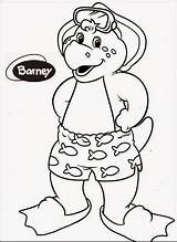 Barney sketch template
