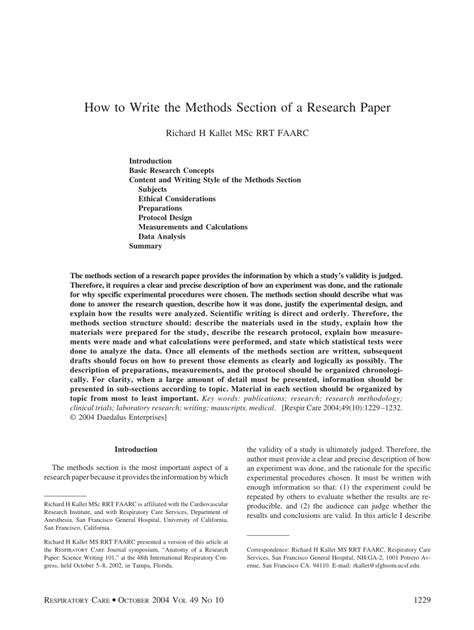 method paper understanding health research   read