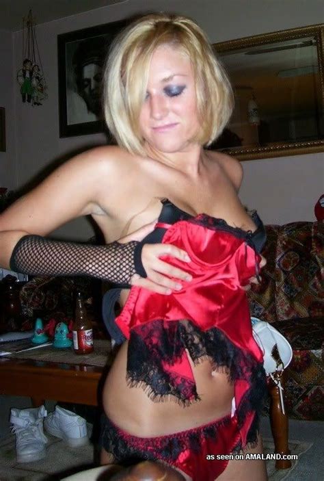 slutty milf in lingerie flashing her nice tits pichunter