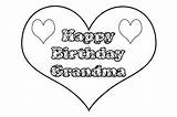 Grandma Grandmother Freecoloring sketch template