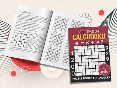 calcudoku puzzle books  adults volume   suzanna tahlia  dribbble
