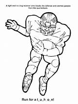 Giants Quarterback Redskins Getcolorings Getdrawings sketch template