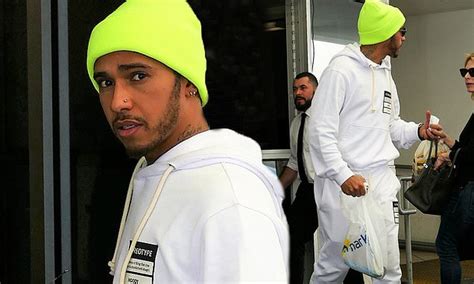 lewis hamilton wears £699 tracksuit £575 trainers and plastic bag after slum comment daily