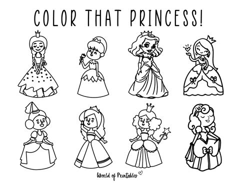 printable princess