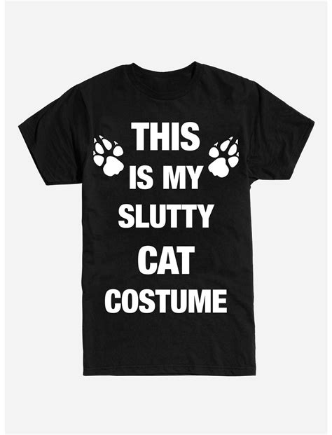 Slutty Cat Costume T Shirt Hot Topic