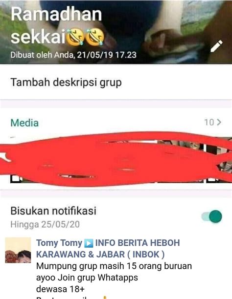 Heboh Warga Jabar Dan Karawang Berbagi Link Grup Whatsapp Mesum