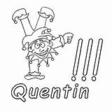 Quentin sketch template