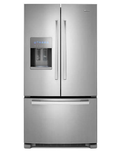 amana afierm  cu ft french door bottom freezer refrigerator  fast cool option
