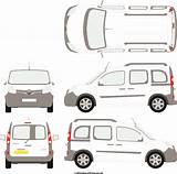 Kangoo Vehicleoutlines Outlines sketch template