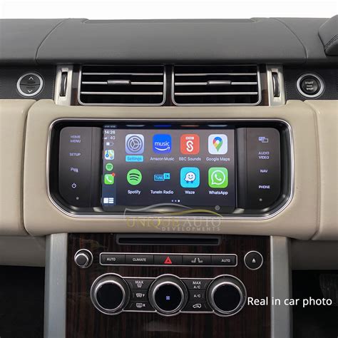 land rover car play wireless apple carplay android auto interface gia range rover