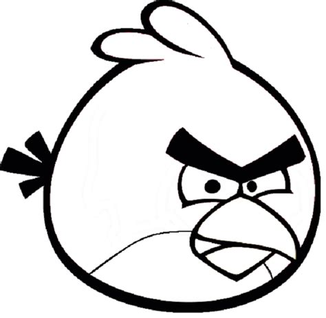 angry birds coloring pages red bird