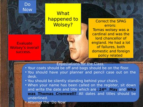 gcse edexcel henry viii cromwell s rise to power teaching resources