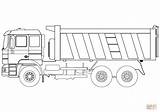 Lastwagen Thw Ausmalbild Ausdrucken Kostenlos Malvorlagen Muldenkipper sketch template