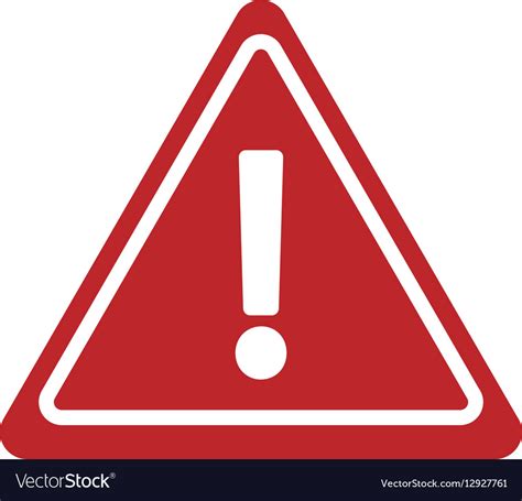 warning alert sign road triangle royalty  vector image