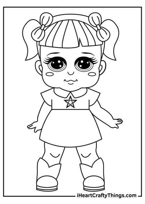 dolls coloring pages   printables