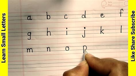 small letter abc writinghow  write small alphabet lettersalphabet