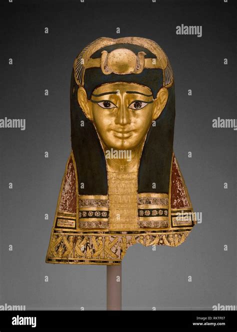 Mummy Mask Late Ptolemaic Period Early Roman Period 1st Century Bc