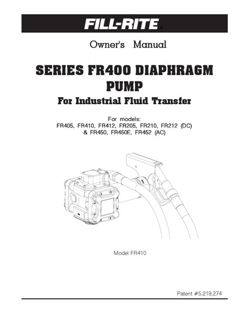 fill rite pumps pump valve