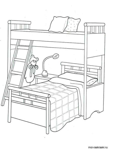 furniture coloring pages   print furniture coloring pages