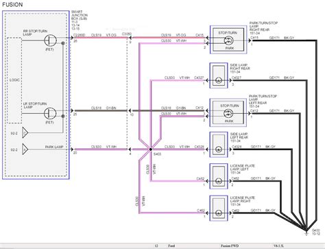 ford      post   fusion wiring diagram motor vehicle maintenance
